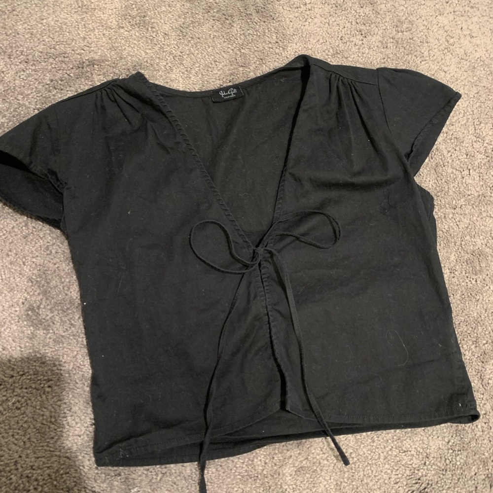 Pac sun tie front top